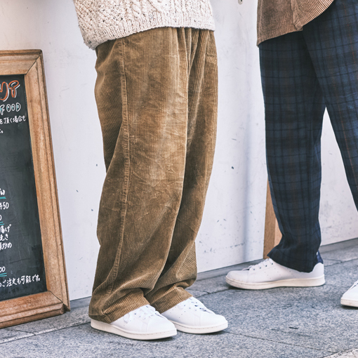 コーデュロイパンツ ブラウン